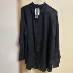 JEANASIS 長袖シャツ ブラック Mサイズ【最終価格】のサムネイル