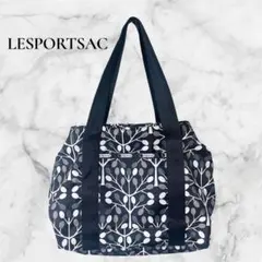 LESPORTSAC ツリー柄 ボストンバッグ