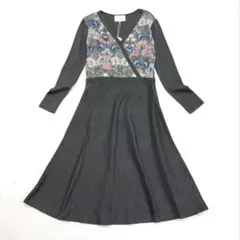 【未使用タグ付き】チェスティ お花柄刺繍カシュクールワンピース サイズ1