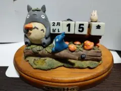 となりのトトロ 万年カレンダー 置物 - メルカリ