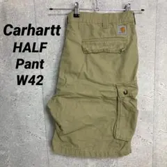 カーハート　カーゴパンツ　ハーフパンツ　ショーツ　ベージュ　W42