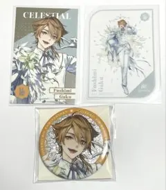 にじさんじ　伏見ガク　ランダム グリッター缶バッジ　メタルカード 8th