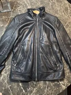 黒レザーライダース　定価20万以上のサムネイル