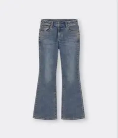 新品 GU. スリムフレアジーンズM 完売