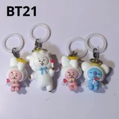 BT21　めじるしアクセサリー　エンジェル　ガチャ　　RJ　クッキー　コヤ