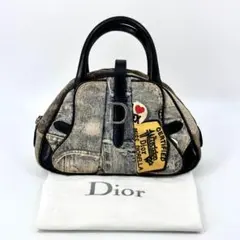 【美品】Dior デニム ダブルサドルバッグ サドルバッグ ディオール
