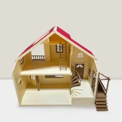 【レア】シルバニアファミリー　赤い屋根の大きなお家　初期