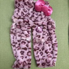 ユニバ USJ ハローキティ ヒョウ柄 マフラーハット