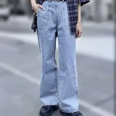 CPCM＊ワイドレッグデニム Ｌ