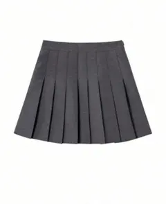 グレー プリーツスカート ミニスカ 韓国 かわいい 制服