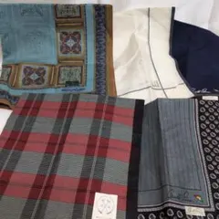 ✿Dunhill等メンズハンカチ5枚セット未使用保管品✿のサムネイル