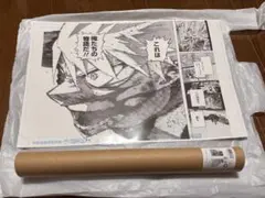 ヒロアカ 原画展 デジタル原稿プリント A2 アートポスター 緑谷出久 爆
