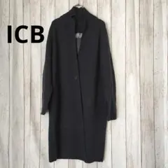 《未使用》ICBウールダークグレー チェスターコートのサムネイル