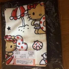 ハローキティ　日焼けキティ　フェイスタオル1枚　アベイル