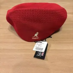 未使用☆KANGOL TROPIC 504 VENTAIR ハンチング☆M☆赤