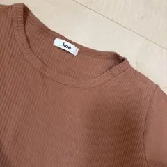 koé リブ半袖Tシャツ