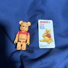 シリーズ3 くまのプーさん ベアブリック100%　美品