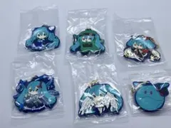 ガンダム　初音ミク　スペシャルラバーマスコット　6種セット　ガチャ
