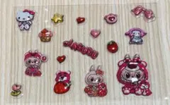 お裾分け　サンリオ　ラブブ　ぷっくりシール