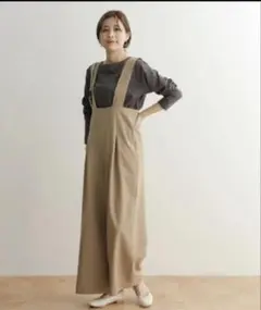 【美品】ドアーズ　TRハイウエストサロペット　Sサイズ