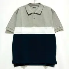 新品❗3色切り替え❗鹿の子ポロシャツ❗のサムネイル