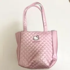 ハローキティ 当たりくじ キルティングトートバッグ ピンク