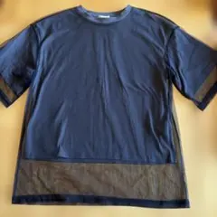 JaVa 半袖 Tシャツ レイヤード チュール グレー Lのサムネイル