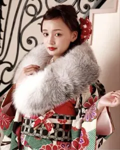 成人式 振袖 ファーショール