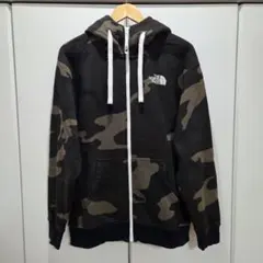 ノースフェイス リアビューフルジップフーディ パーカー カモフラ L