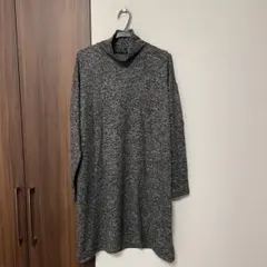 ユニクロ　ソフトニットフリースワンピース