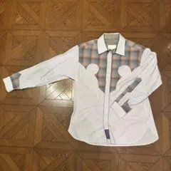Maison Margiela ウエスタンシャツ ストライプ チェックのサムネイル