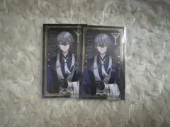 小柳ロウ アニメイトカフェ 箔押しカクテルカード 2枚 にじさんじ Dytica