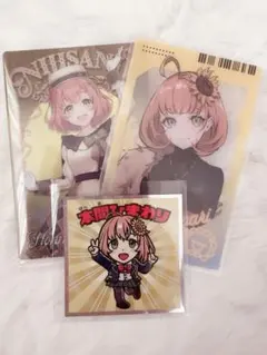 にじさんじ 本間ひまわり カード チェキ シール セット