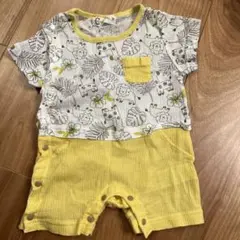 CROISSANCE BEBE 動物柄ロンパース 70