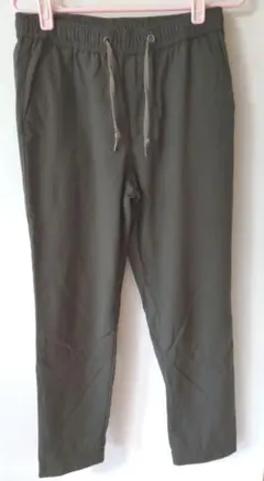 GUイージーパンツ Sサイズ オリーブ ウエストゴム *加工傷跡有