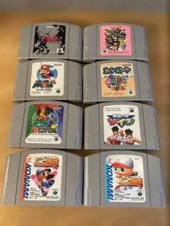 ニンテンドー64 ソフト8枚まとめ売り（ゼルダ、マリパ2、ポケスタ他）