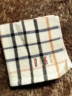 F*o様 DAKS チェック柄 タオルハンカチ 約25cm×25cm