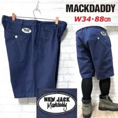 MACKDADDY 肉厚 ワッペン 刺繍 ワークショーツ ハーフパンツのサムネイル