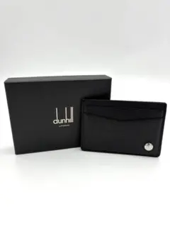 ダンヒル dunhill レザーカードケース ブラック 箱・カード付 正規品
