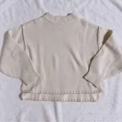 【tiny manon】ステッチニット　120cm タイニーマノン　キッズニット