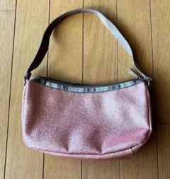 レスポートサック ピンクラメ ショルダーバッグ【未使用】