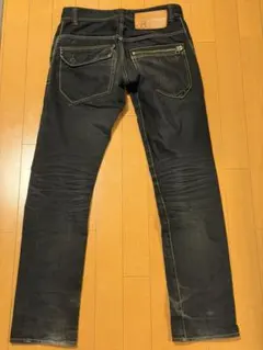 【Johnbull / ジョンブル】ブラックデニム 11104 サイズSのサムネイル