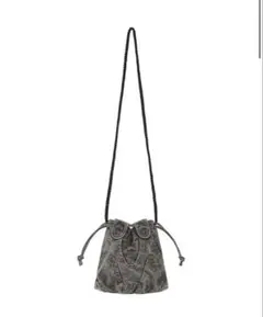 IM MEN CARVED LEATHER BAG GREEN - メルカリ