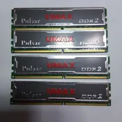 UMAX Cetus DDR3 メモリー 2GB 2枚セット - メルカリ