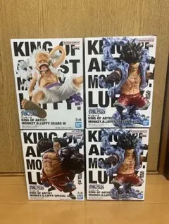 ワンピース フィギュア　ルフィ ニカ、ギア4、ギア5 4点セット
