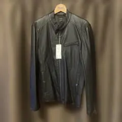 RAG MACHINEフェイクレザージャケット　Ｌサイズ　ライトオン　ブラック