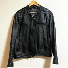 DEGNER シングルライダース レザージャケット 羊革 XL 美品