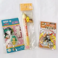 未開封　平成レトロ　ご当地お土産　キューピー　うる星やつら　フィリックス　ひよこ