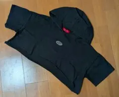 repipi armario フード付きクロップドTシャツ Mサイズ 黒