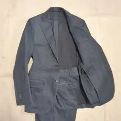 極美品 LARDINI 現行 セットアップ スーツ サイズ46 ダークグレー